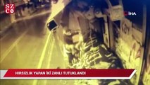 Market ve araçlardan hırsızlık yapan iki zanlı tutuklandı