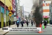 Jorge Muñoz sobre enfrentamiento de ambulantes contra fiscalizadores: Es un acto delincuencia