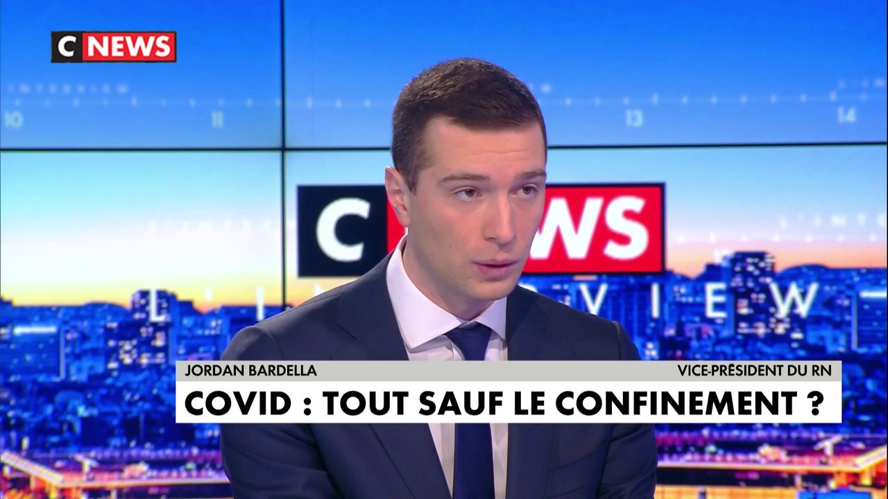 Jordan Bardella : «Confiner pour confiner, juste parce qu'on est dans l'incapacité de faire autrement, cela me pose problème»