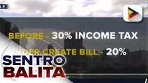 CREATE Bill, niratipikahan na ng Kongreso; CREATE Bill, inaasahang makatutulong sa pagbuo ng trabaho para sa mga Pilipino