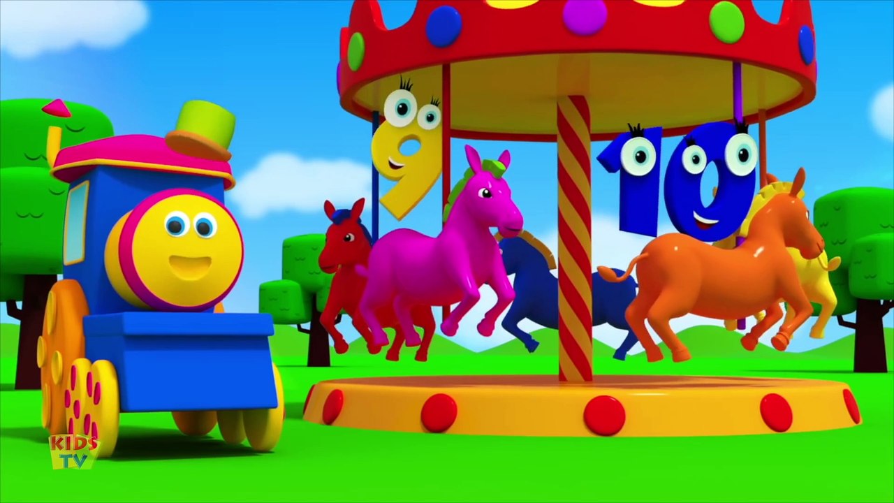 Three Little Kittens | Nursery Rhymes & Kids Songs | Bob The Train Cartoon | Kids Tv part 2/2