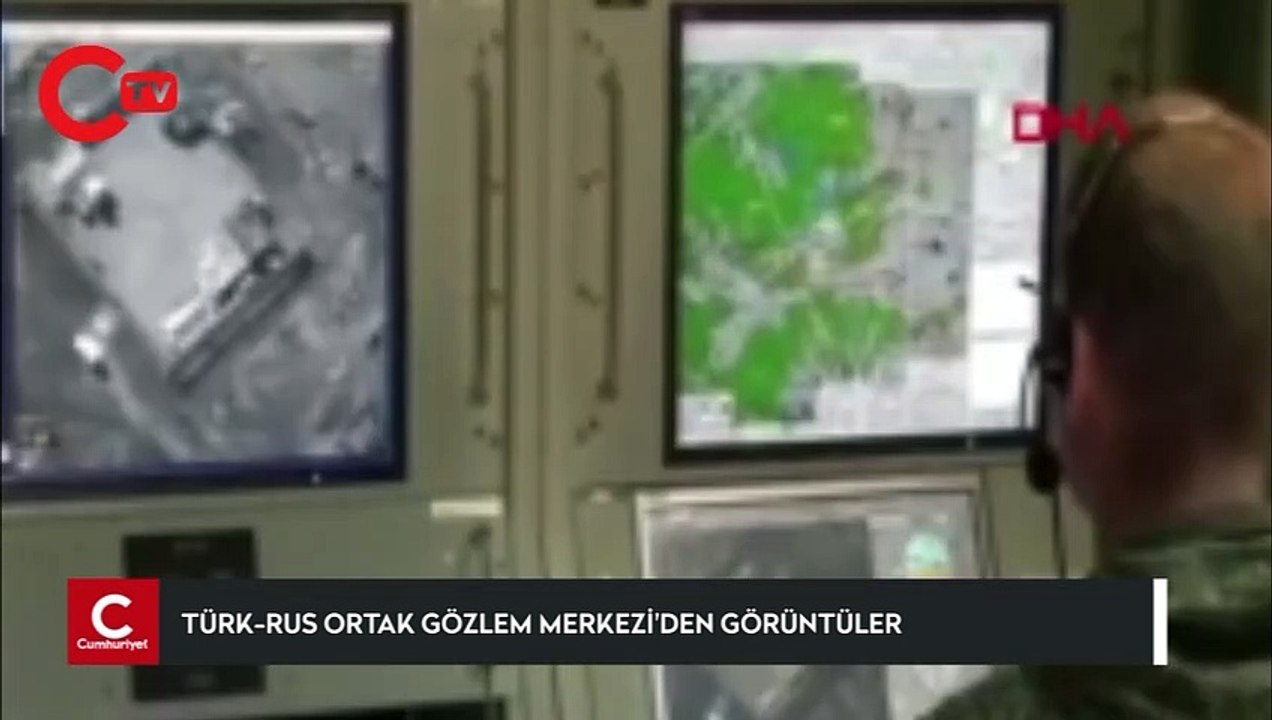 Rusya Savunma Bakanlığı, Türk-Rus Ortak Gözlem Merkezi'nden ilk faaliyetlere ilişkin görüntü paylaştı