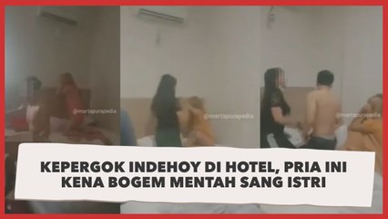 Kepergok Indehoy di Hotel, Pria Ini Kena Bogem Mentah Sang Istri