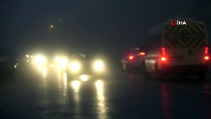 Çorlu güne sisle uyandı