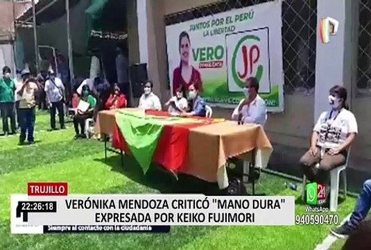 Keiko Fujimori: Tenemos que enfrentarnos a candidatos con ofertas populistas