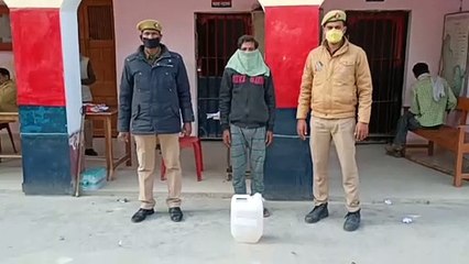 अवैध शराब के साथ एक गिरफ्तार