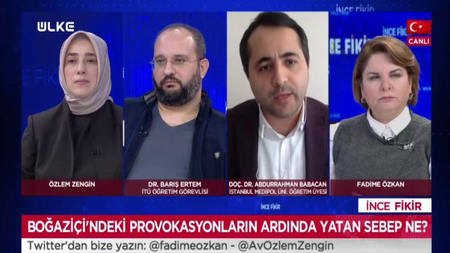 İnce Fikir - Fadime Özkan | Özlem Zengin | Abdurrahman Babacan | Barış Ertem | 7 Şubat 2021