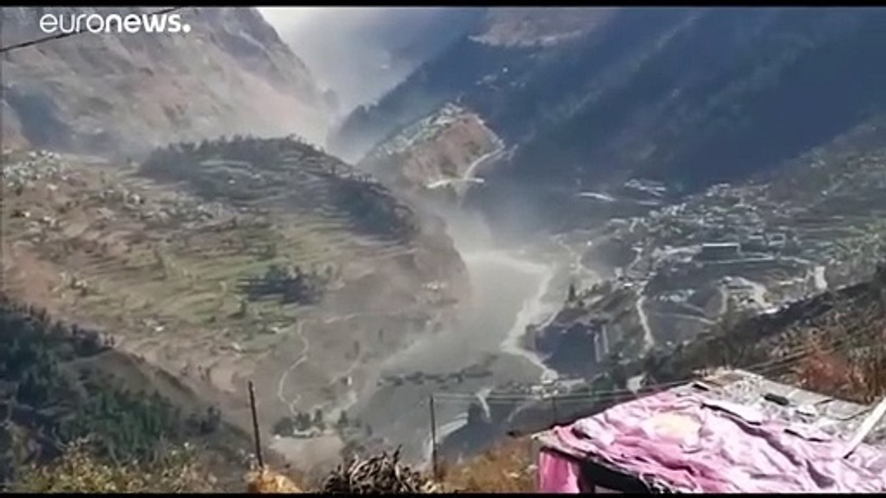 Sturzflut in Indien - 2 Tote, 150 Vermisste