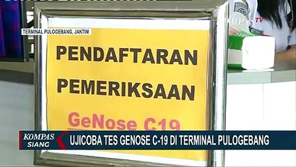 Uji Coba Tes Corona Pakai GeNose C19 di Terminal Pulogebang Jaktim