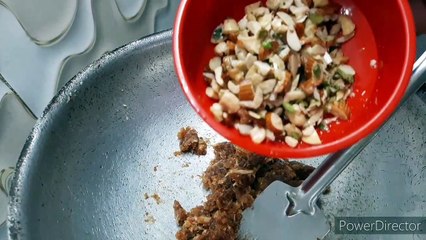 Khajur Burfi Recipe - Khajur and Dryfruit Burfi - Khajur Roll recipe/Immunity Booster Sweet Recipe