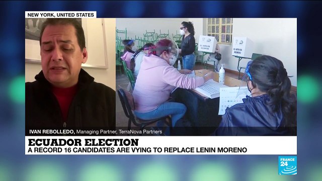 Ecuador presidential election : voters head to the polls