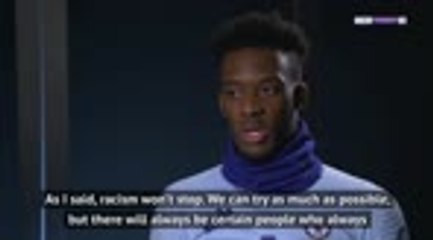 Descargar video: 'Racism won't stop' - Hudson-Odoi stunned by Twitter stance on monkey emoji