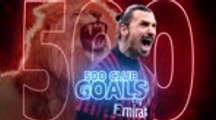 Zlatan Ibrahimovic - 500 club goals