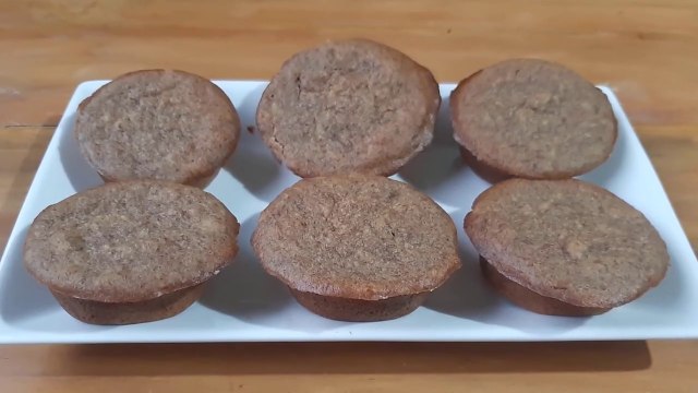 Blackened Ripe Banana Cupcakes | Healthy Cupcakes For Weight Loss | Overripe Banana Recipe