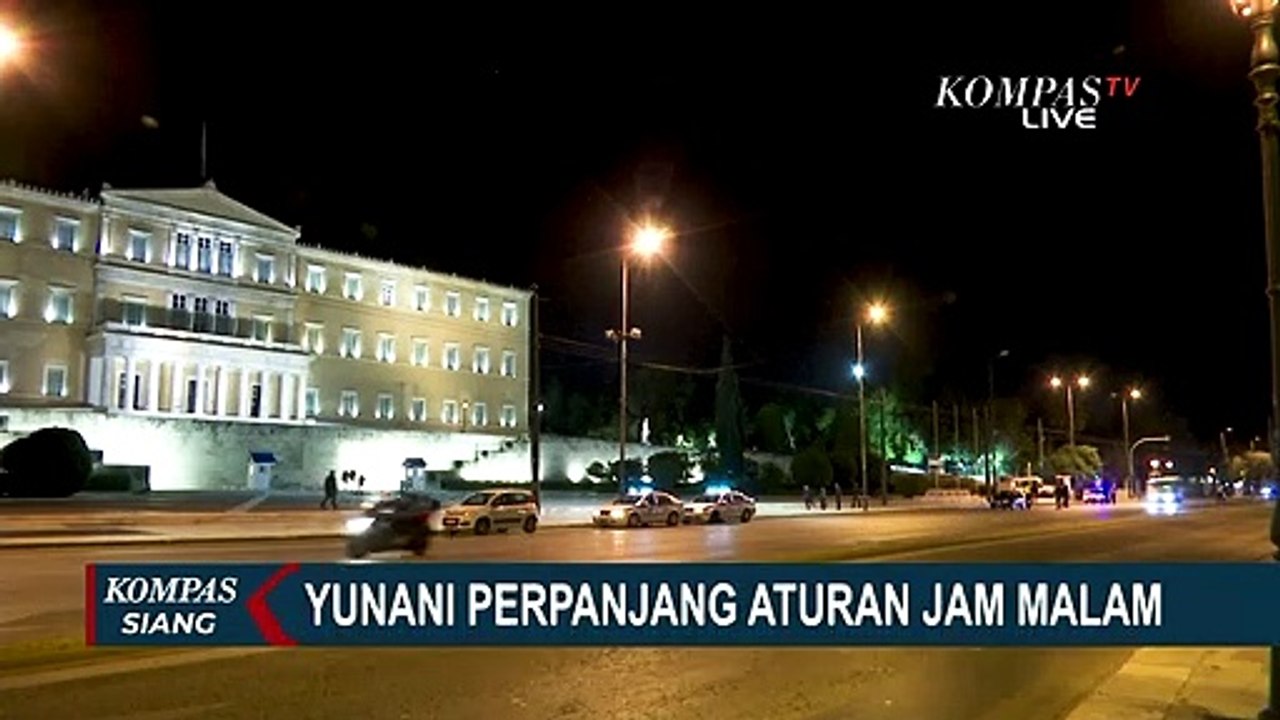 Yunani Lanjut Perpanjang Aturan Jam Malam Cegah Corona