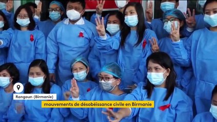Birmanie : un mouvement de désobéissance civile s’étend dans le pays