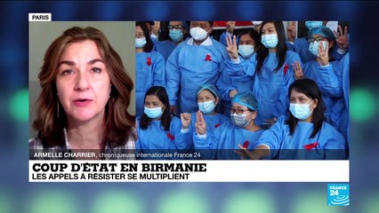 Coup d'Etat en Birmanie : "Il faut trouver des moyens inhabituels" pour manifester