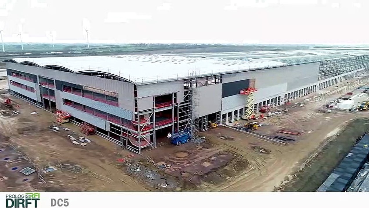 Royal Mail's largest parcel hub being built in Northamptonshire video