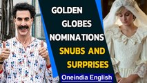 Golden Globes Nominations 2021 is released. Here are the Snubs and Surprises | Oneindia News