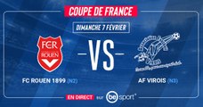 Coupe de France - FC ROUEN 1899 (N2) – AF VIROIS (N3) - LIVE