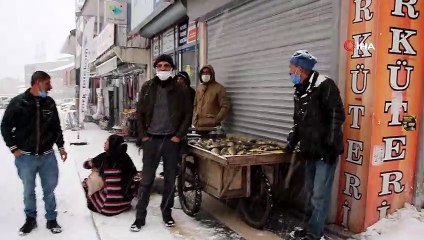 Varto’da kar yağışı