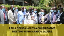 Raila Odinga holds a consultative meeting with Kajiado leaders