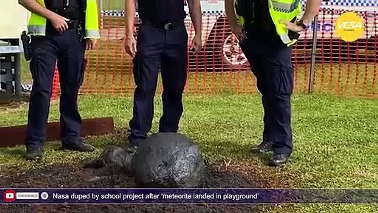 Nasa duped by school project after meteorite landed in playground