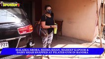 Malaika Arora, Seema Khan, Maheep Kapoor & Daisy Shah snapped at Pilates Gym in Bandra | SpotboyE