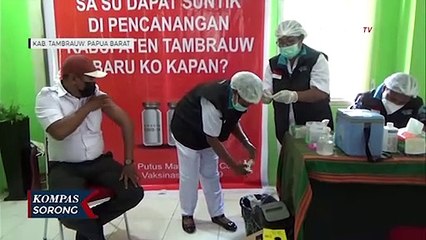 Dinkes Tambrauw Gelar Vaksinasi Perdana