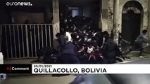 Bolivya'da polisin baskın düzenlediği kaçak gece kulübünde izdiham