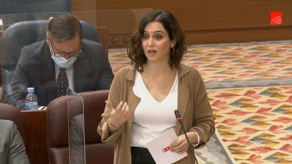 Ayuso replica a Montero que no es justo el trato a los madrileños