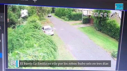 El barrio La Emilia en vilo por los robos