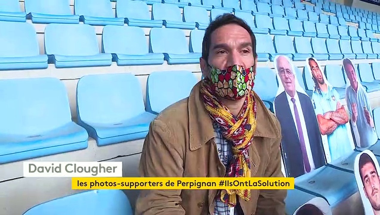 À Perpignan, le club de rugby de l'USAP installe des supporters en carton dans son stade