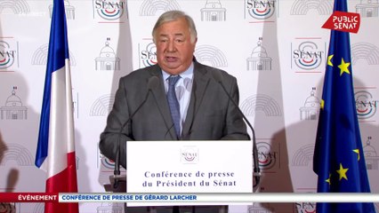 Gérard Larcher : "Peu de choses ont été faites en cinq ans"