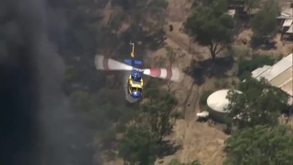 Un fuerte viento aviva los incendios en el suroeste de Australia