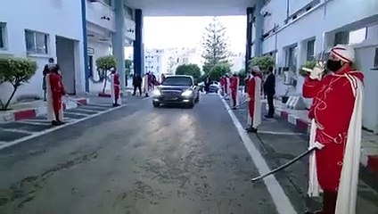 الرئيس قيس سعيد في موكب تأبين شهداء الجيش الوطني