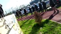Bursa'da Boğaziçi ile dayanışma eylemi düzenlemek isteyen öğrencilere polis müdahalesi; 17 öğrenci gözaltında