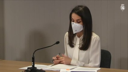 La reina: "El enfermo de cáncer es vulnerable y lo es aún más en esta pandemia"
