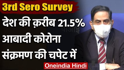 Third Sero Survey: India में लगभग 21.5 प्रतिशत आबादी Corona Infection की चपेट में | वनइंडिया हिंदी