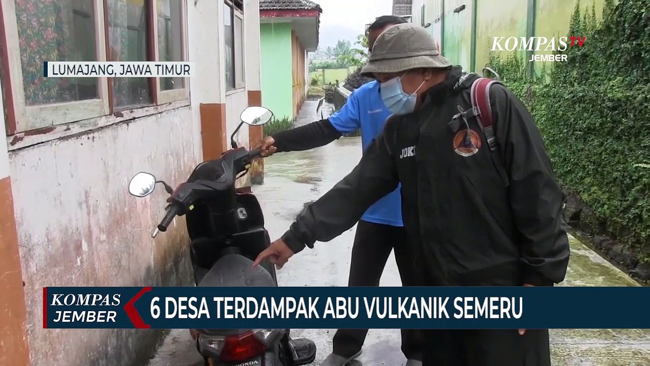 6 Desa di Lumajang Terdampak Abu Vulkanik Erupsi Gunung Semeru
