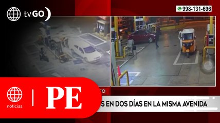 Dos grifos asaltados en dos días en la misma avenida en Villa María del Triunfo | Primera Edición