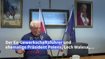 Polens Ex-Präsident Walesa ruft zu 