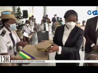 RTG/ Cérémonie de port de galons du Général Paul Mitombo au rand de générale de brigade à la sécurité pénitentiaire