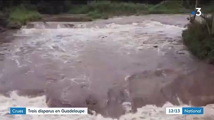 Guadeloupe : trois disparus en raison de la violente crue