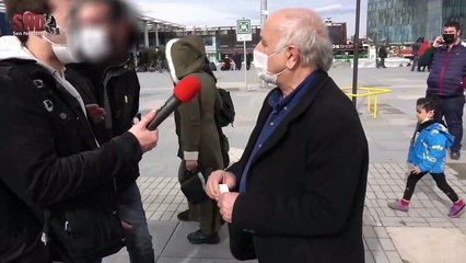 Sokak röportajına polis engeli; 'Şahsı provoke ediyorsun; sanki röportaj yapmıyor gibisin'