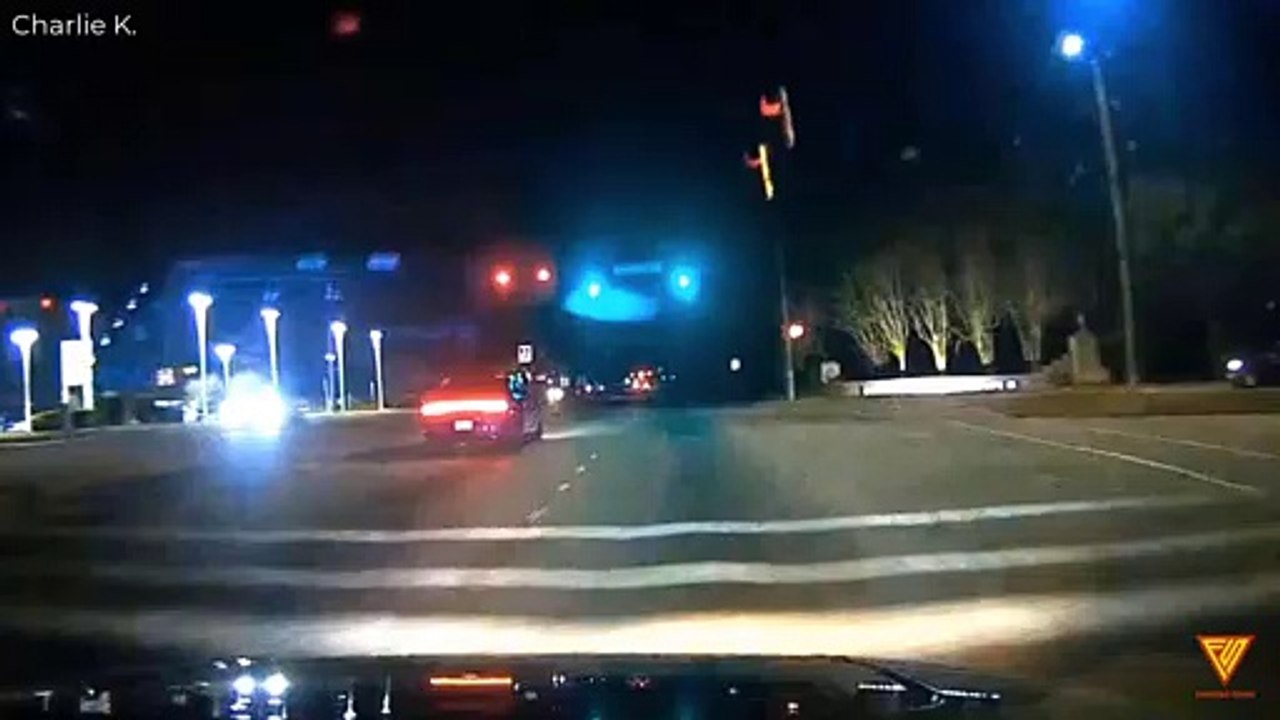 Dodge Driver Almost Crashes
