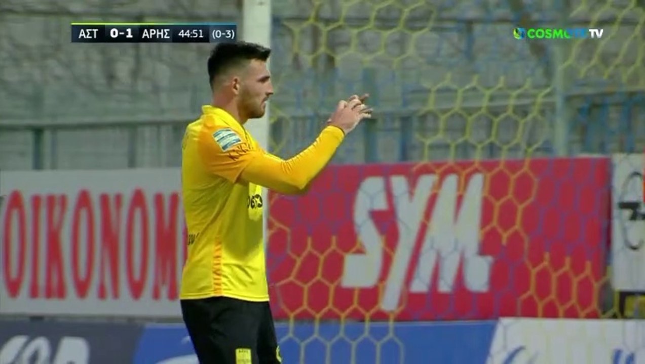 0-1 Το ΕΝΤΥΠΩΣΙΑΚΟ γκολ του Δημήτρη Μάνου - Αστέρας Τρίπολης 0-1 Άρης 04.02.2021