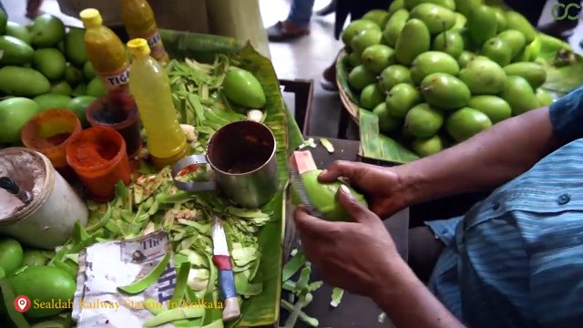 KACHA AAM MASALA_ Yummy Green Mango Masala Summer Special Food _ Indian Street Food