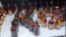 Kastamonu’da 133 şişe kaçak içki ele geçirildi