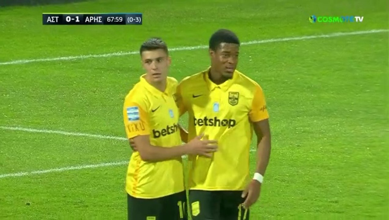 0-2 Το γκολ του Ματέο Γκαρσία (δημιουργία του Πέτρου Μπακούτση) - Αστέρας Τρίπολης 0-2 Άρης 04.02.2021